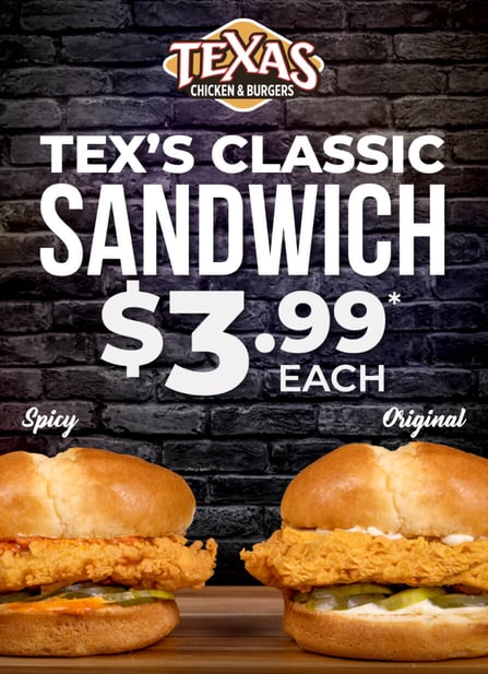 Tex's Classic Chicken Sandwich